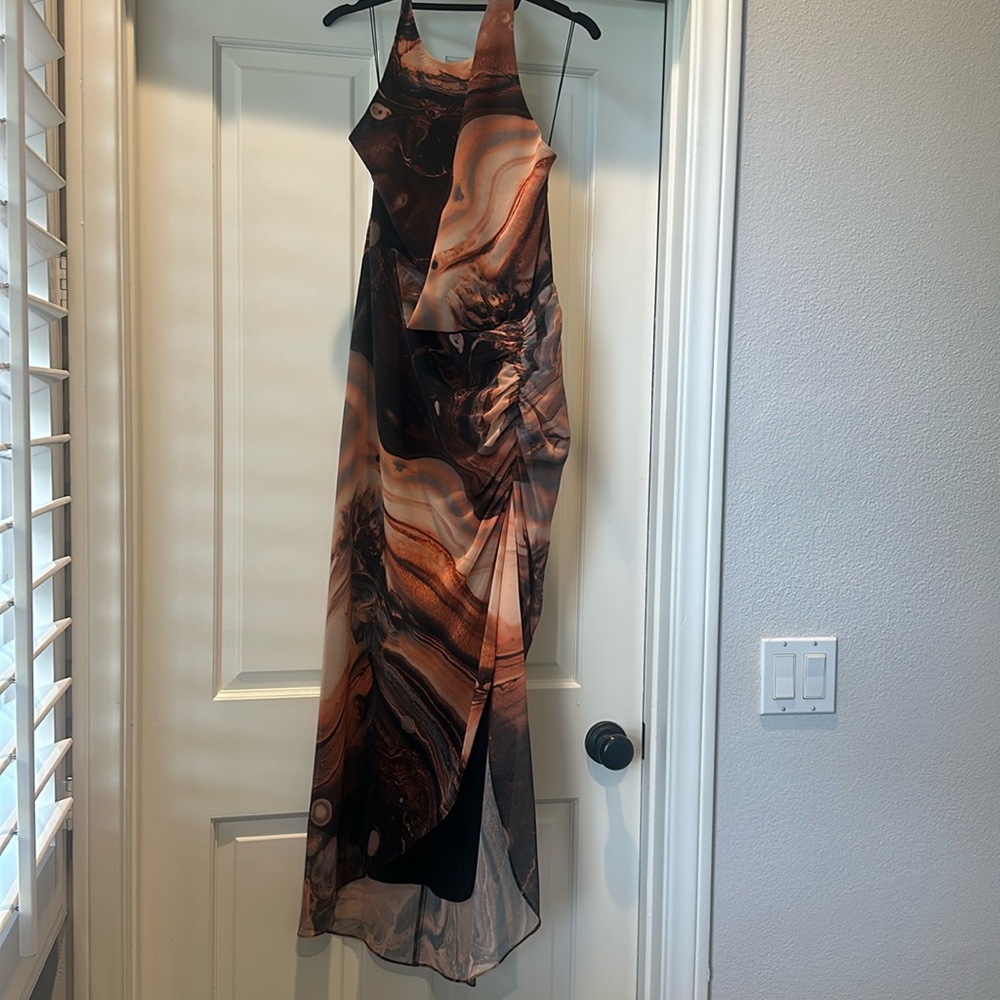 In the mood for love printed dress